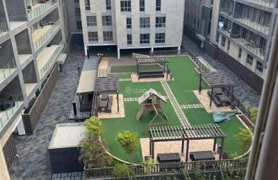 Three-bedroom apartment with a living room in a compound in Jeddah, Al-Salamah neighborhood