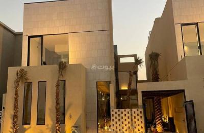 Villa in Al-Mahdiyah neighborhood with an area of 375 m, modern design with a swimming pool.