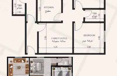 Apartment with 4 Bedrooms